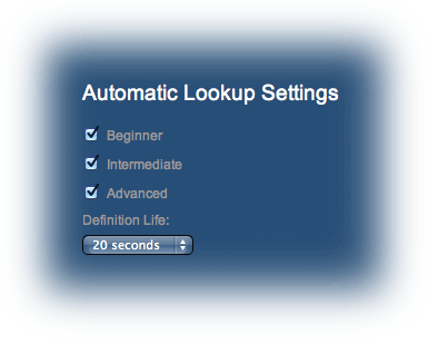 Customizing your Term Lookups