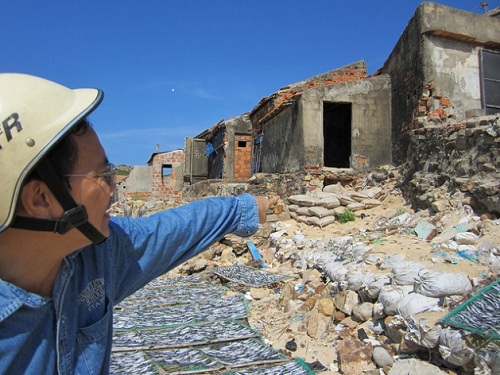 Erosion in Binh Dinh Province, Viet Nam Photo of Erosion in Binh Dinh Province, Viet Nam