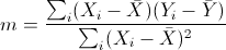 Slope Equation