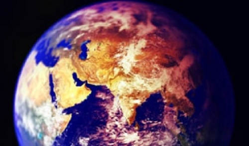Satellite image of Earth
