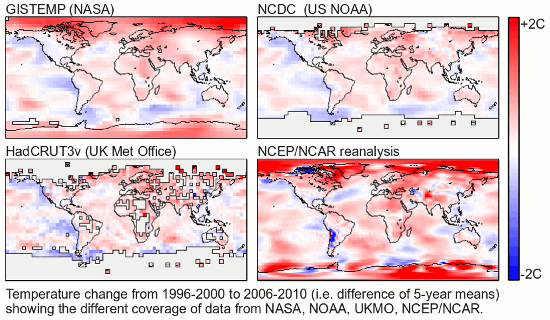 Anomaly maps for the major records and NCEP reanalysis Anomaly maps for the major records and NCEP reanalysis