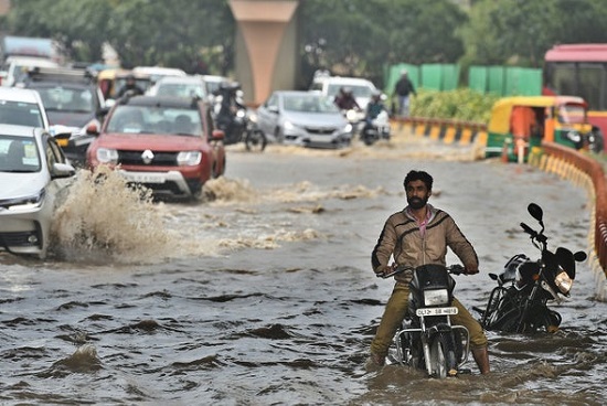 Flooding in New Delhi India
